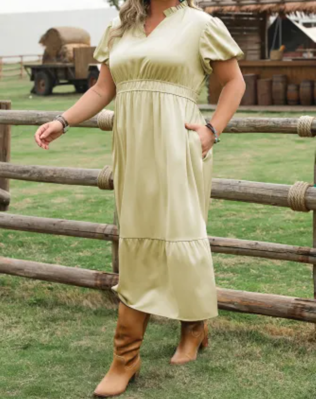 Puff Sleeve Dress