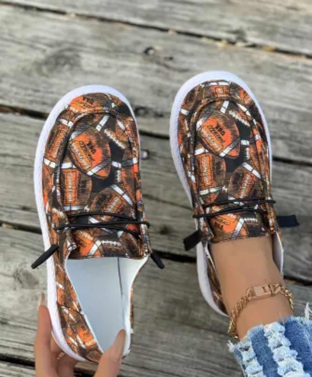 Football Printed Shoes