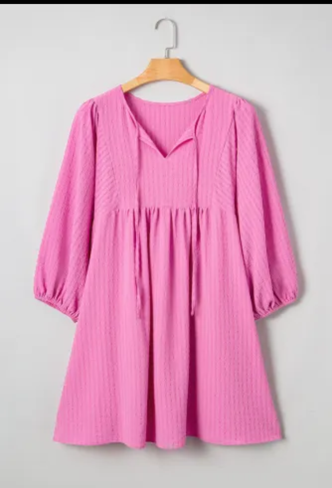 Pink Flowy Mini Dress