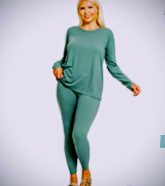 Zenana leggings set