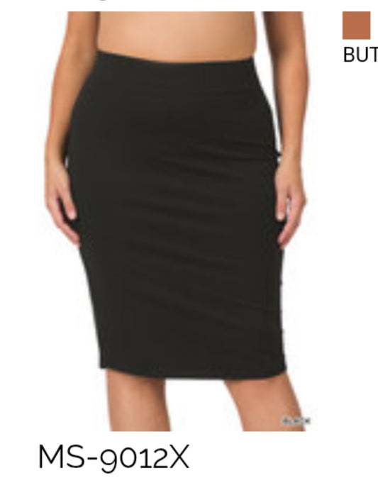 Zenana Pencil Skirt Plus