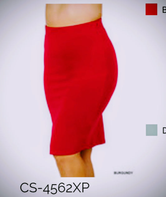 Zenana Plus Pencil Skirt
