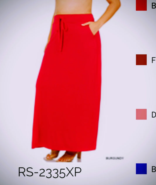 Zenana Maxi Skirt Plus